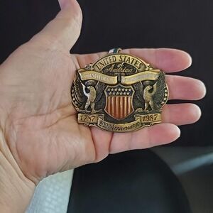 GREAT AMERICAN BUCKLE CO Vintage 1987 Constitution 200th Anniversary Limited